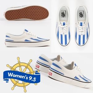 Vans Era 95 Dx Anaheim Factory OG White OG Blue Big Stripes UltraCush Women 9.5